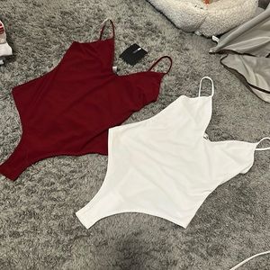 2 XS FASHION NOVA TANK BODYSUITS